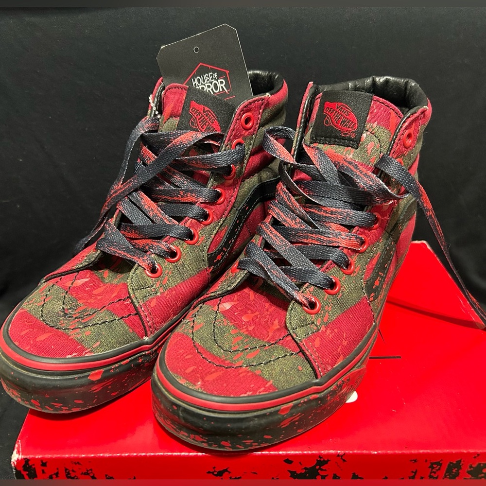 VANS Sk8-Hi House of Terror The Nightmare on Elm Street 2021 Mens 5 / Womens 6.5